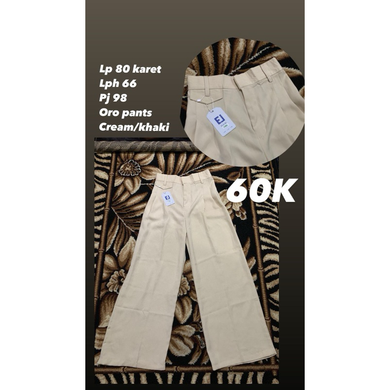 oro pants new