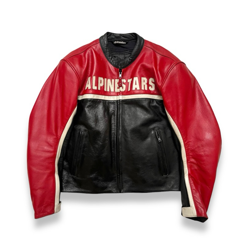 Jaket Racing Alpinestar Moto Leather Jacket