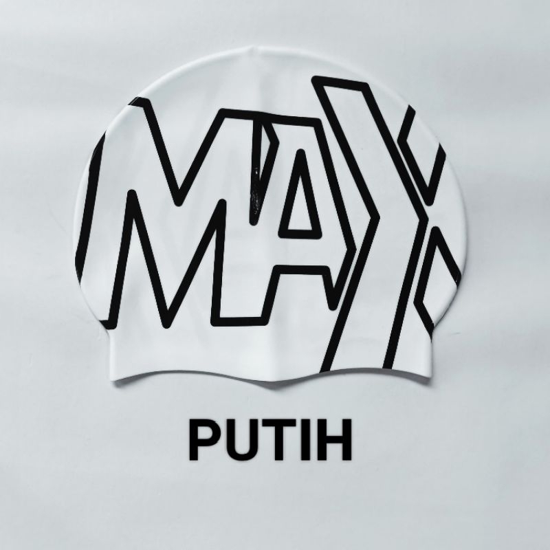 Topi renang max CAMO, MAX bold