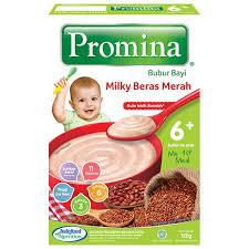 

promina bubur bayi rasa pisang susu dan beras merah