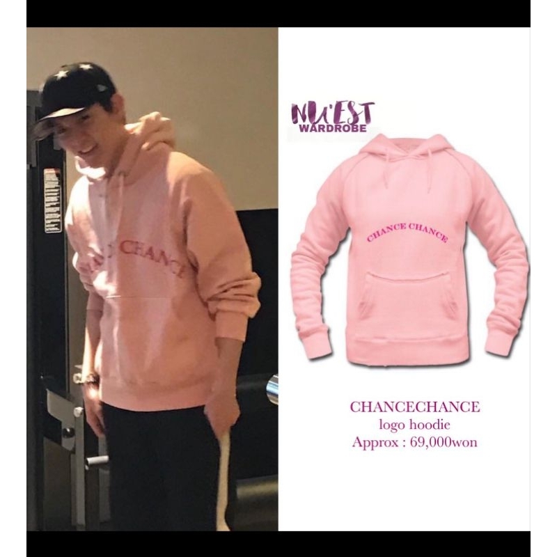 Hoodie chance chance Korean idol