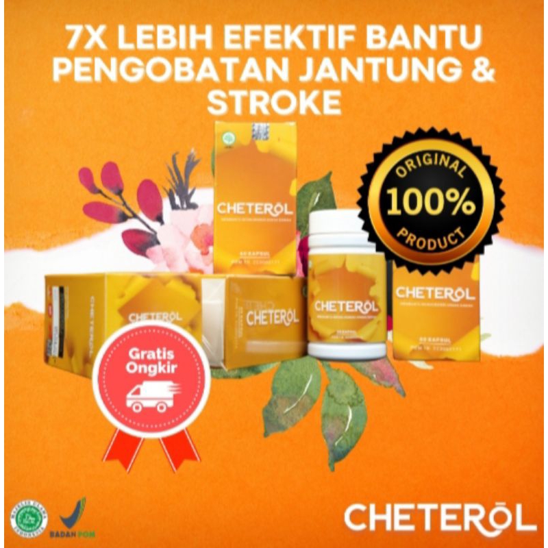

Cheterol - Obat Herbal Khusus Jantung Dan Stroke Tanpa Efek Samping