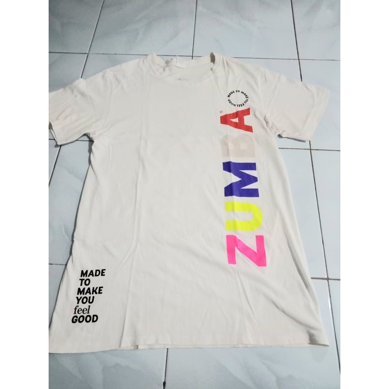 Preloved Kaos Zumba wear original size M/L