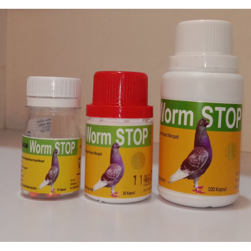 Worm Stop | Merpati Baron | obat cacing