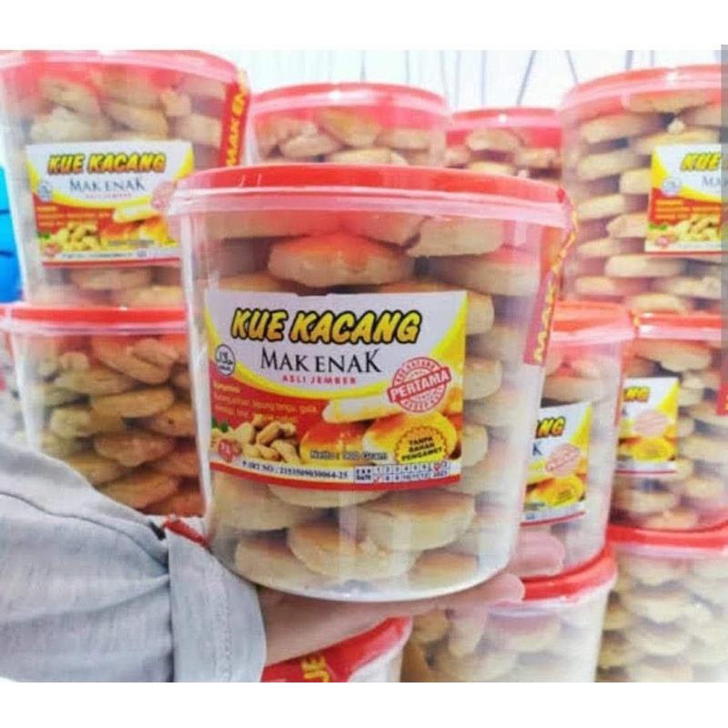 

Kue Kacang Mak Enak asli Jember 900gr