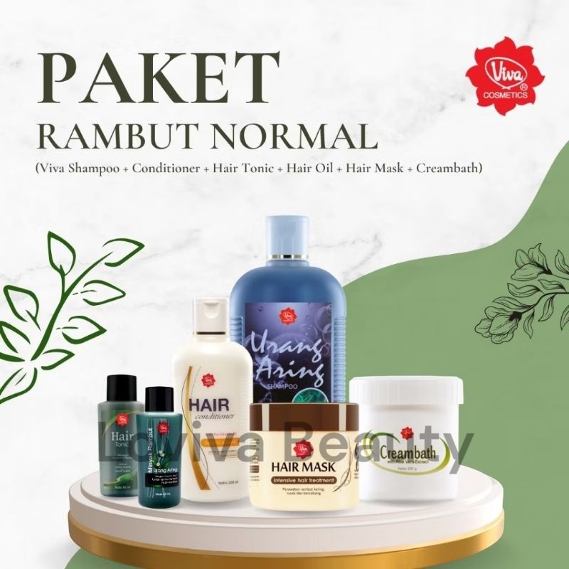 Viva Paket Perawatan Rambut Normal (Isi 6 Produk)