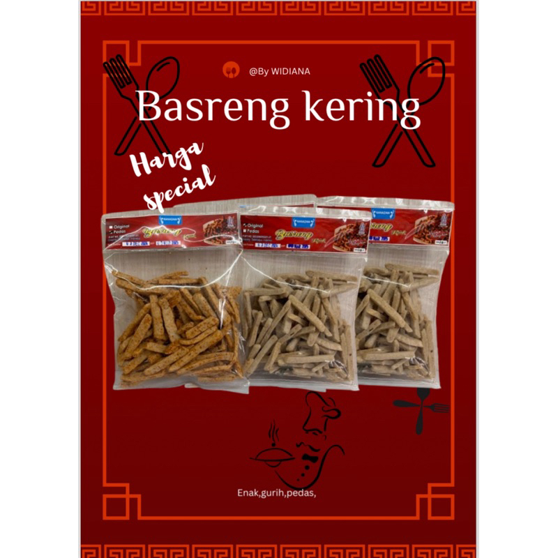 

Basreng Kering Harga Special Enak, Gurih Pedas-BY WIDIANA