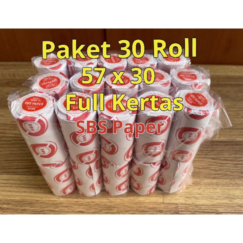 

7l Harga Termurah 3 KERTAS KASIR 57X3 CORELESS THERMAL ROLL Z97