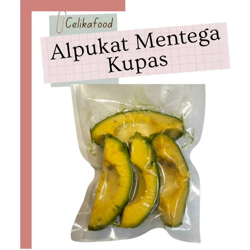 

Alpukat Mentega Kupas Frozen Avocado Fruit