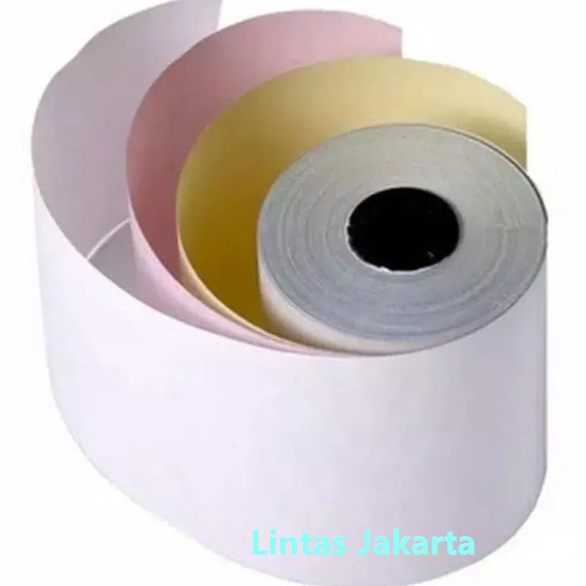

w5 Grosir Kertas Struk HVS Ukuran 75 mm x 65 mm 3 Ply 3 Rangkap Isi 1 roll J54