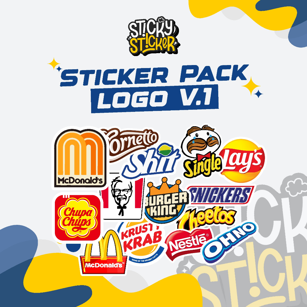 

STICKER PACK SPEZIAL LOGO V.1 - STIKER CASUAL, STIKER LAPTOP, AKSESORIS HP, HELM,TUMBLER DLL