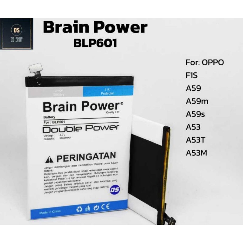 Batre Baterai BLP601 Oppo F1S A59 Bateray Original Double Power