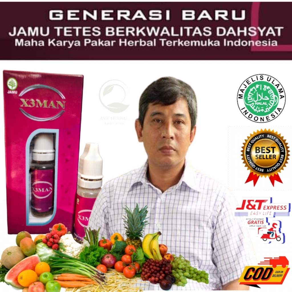 X3MAN Jamu Tetes Herbal Bapak Bayu Diningrat 15ML