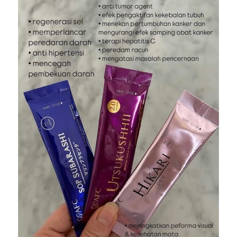 Roselina Delina Sop Subarashi Utsu Gold Hikari Made In Japan Afc Suplemen Kesehatan - Terapi