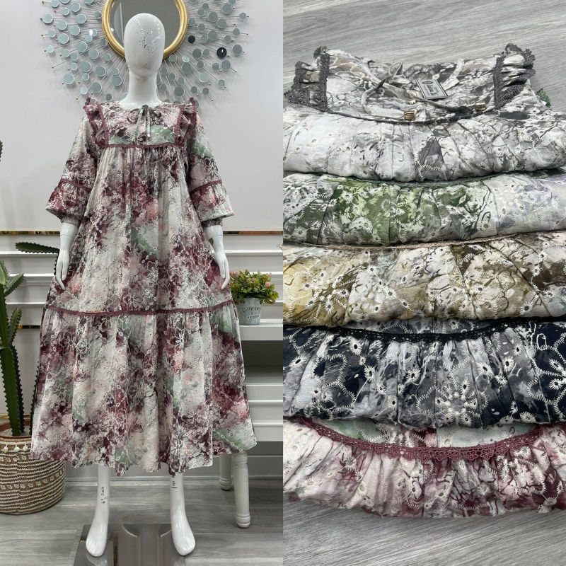 Midi dress salvina ys / midi dress farisi renda / midi salvina ys