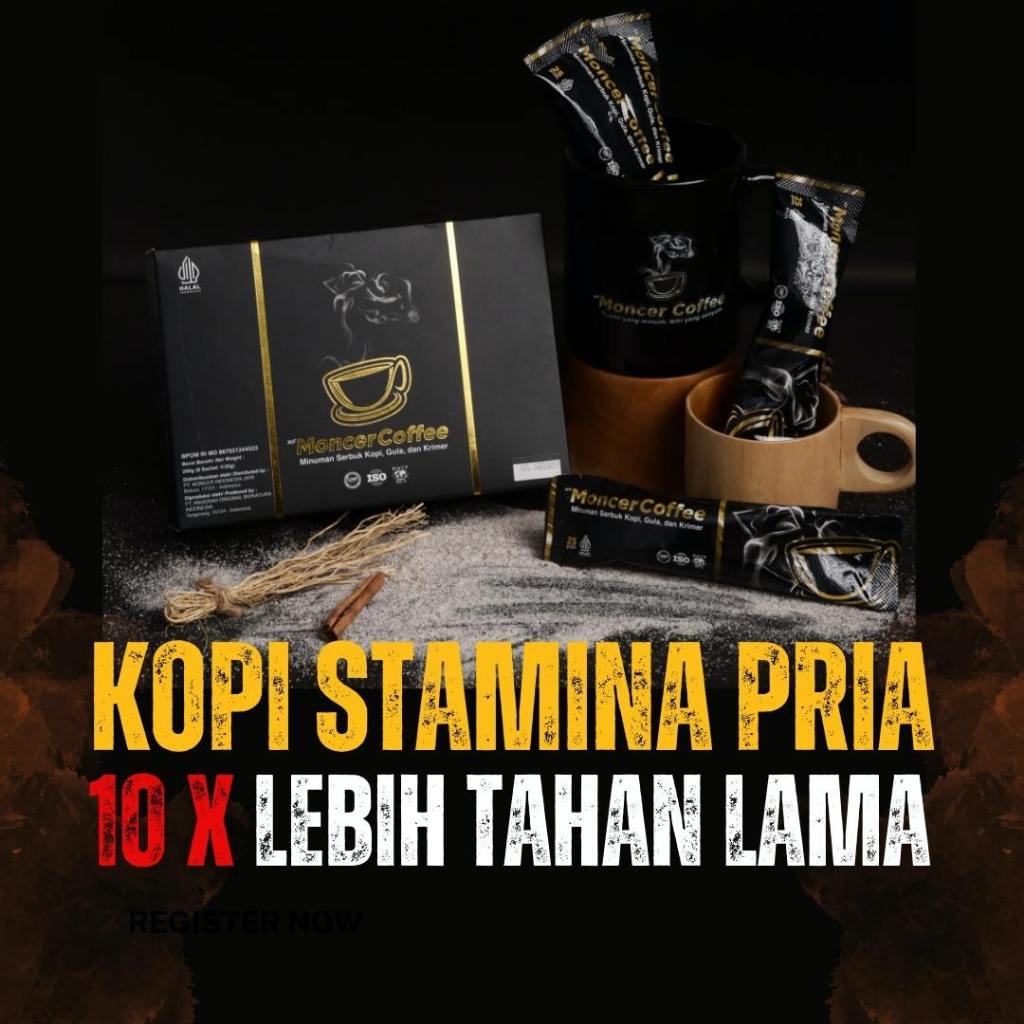 

Moceerrr Coffee Original - Kopi Stamina Pria Kuat Tahan Lama Mambantu Menaikan Gairah Alami BPOM