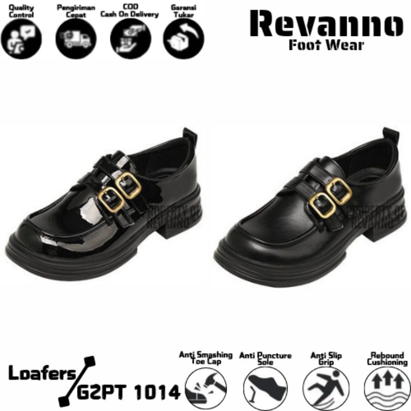 Sepatu Loafers Wanita Oxford Gesper / Sepatu Docmart Wanita / Sepatu Oxford Wanita Korea Termurah