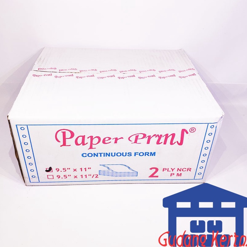 

vj Ready Stock PAPERPRYNS CONTINUOUS FORM 95 X 11 2PLY NCR W5