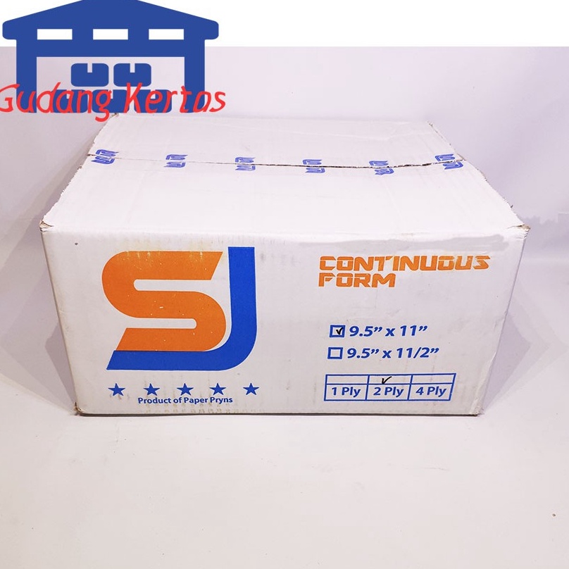 

Terkini SJ STANDAR CONTINUOUS FORM 95 X 11 2PLY W72