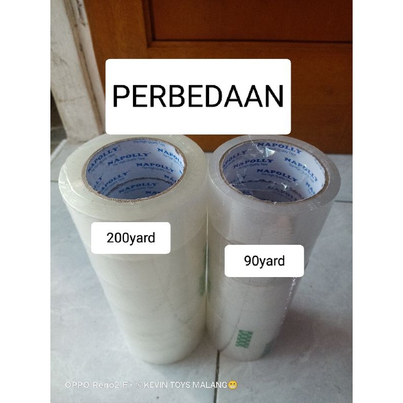 

lakban bening / solasi tape 48mm 200yard murah