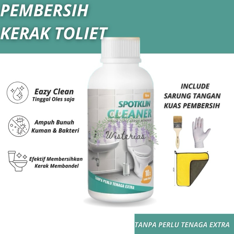 Cairan Pembersih Kerak Keramik Lantai Toilet WC Kamar Mandi Porselen Ampuh Penghilang Noda Membandel