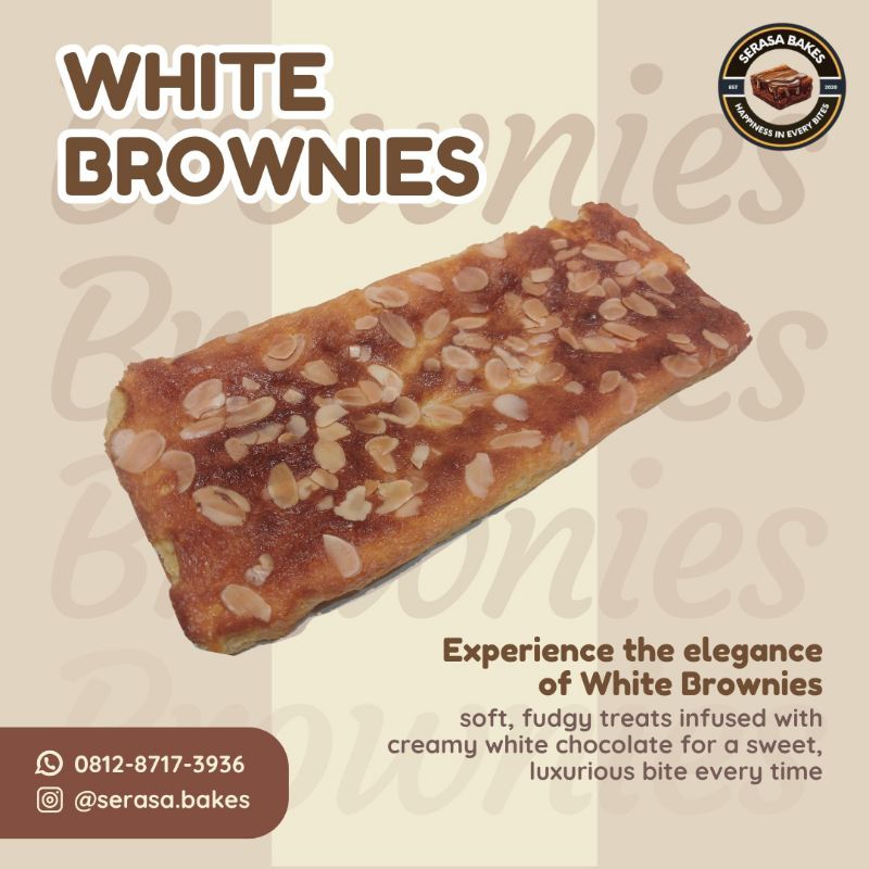 

White Brownies Panggang Premium