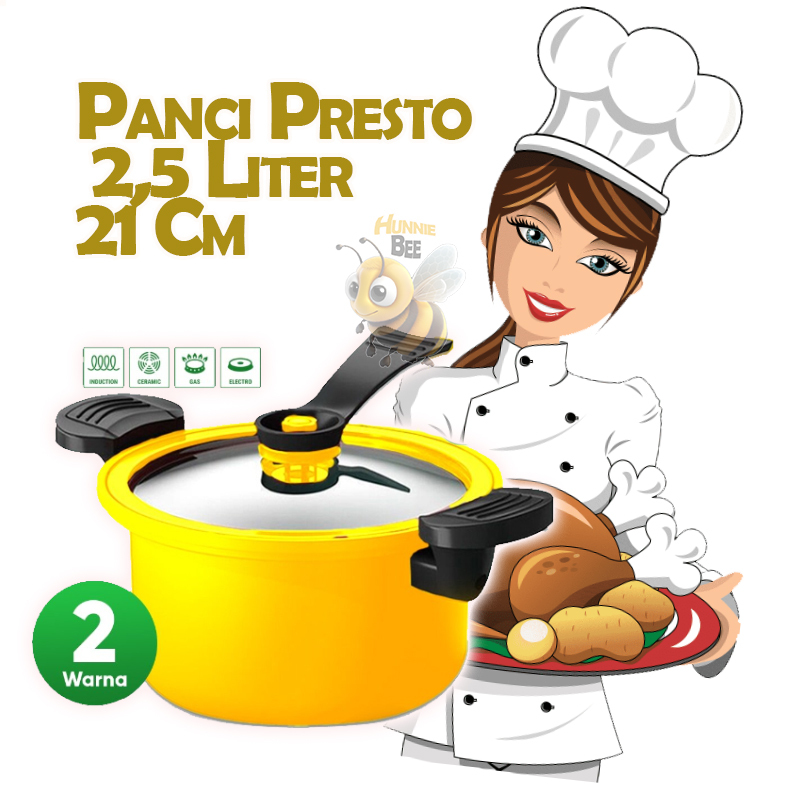 Panci Presto 2,5 Liter 21 Cm
