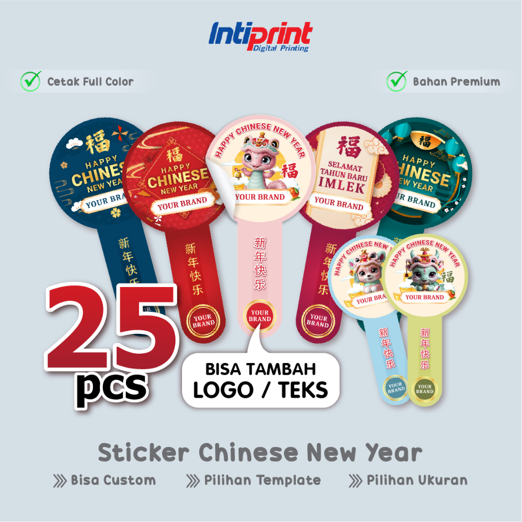 

Sticker Chinese New Year - Stiker Segel Toples Kue Kering Imlek / Stiker Kemasan Murah Untuk Usaha