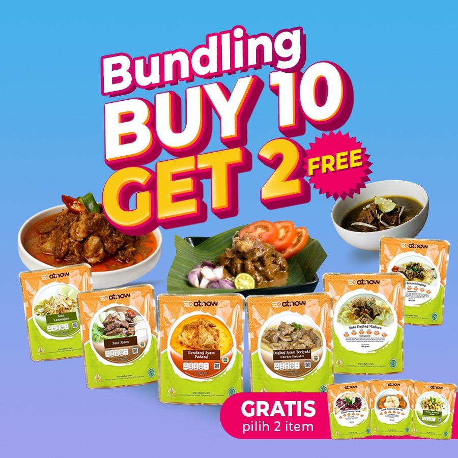 

EatNow Bundle 10Pcs - Get 2 Snack Free (Burcang Hijau/Burcang Merah/Kolak)