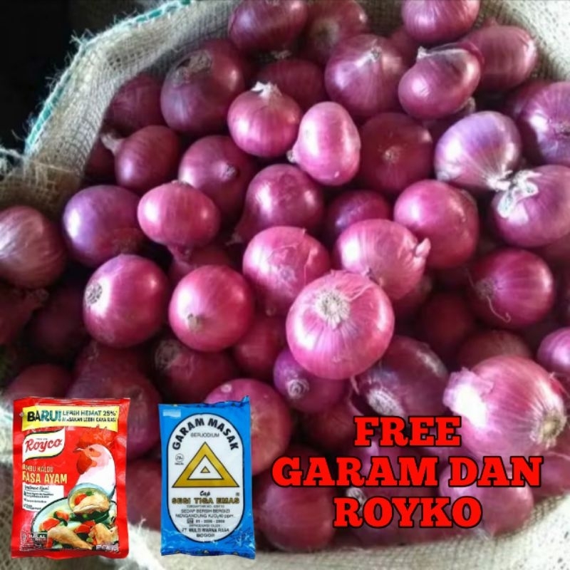 

Bawang merah 1kg super besar termurah grade A premium free royko dan garam