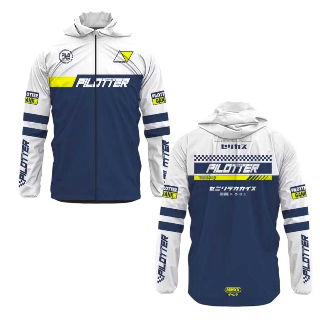 JAKET PARASUT/JAKET RACING/JAKET RUNNING BAHAN PARASUT