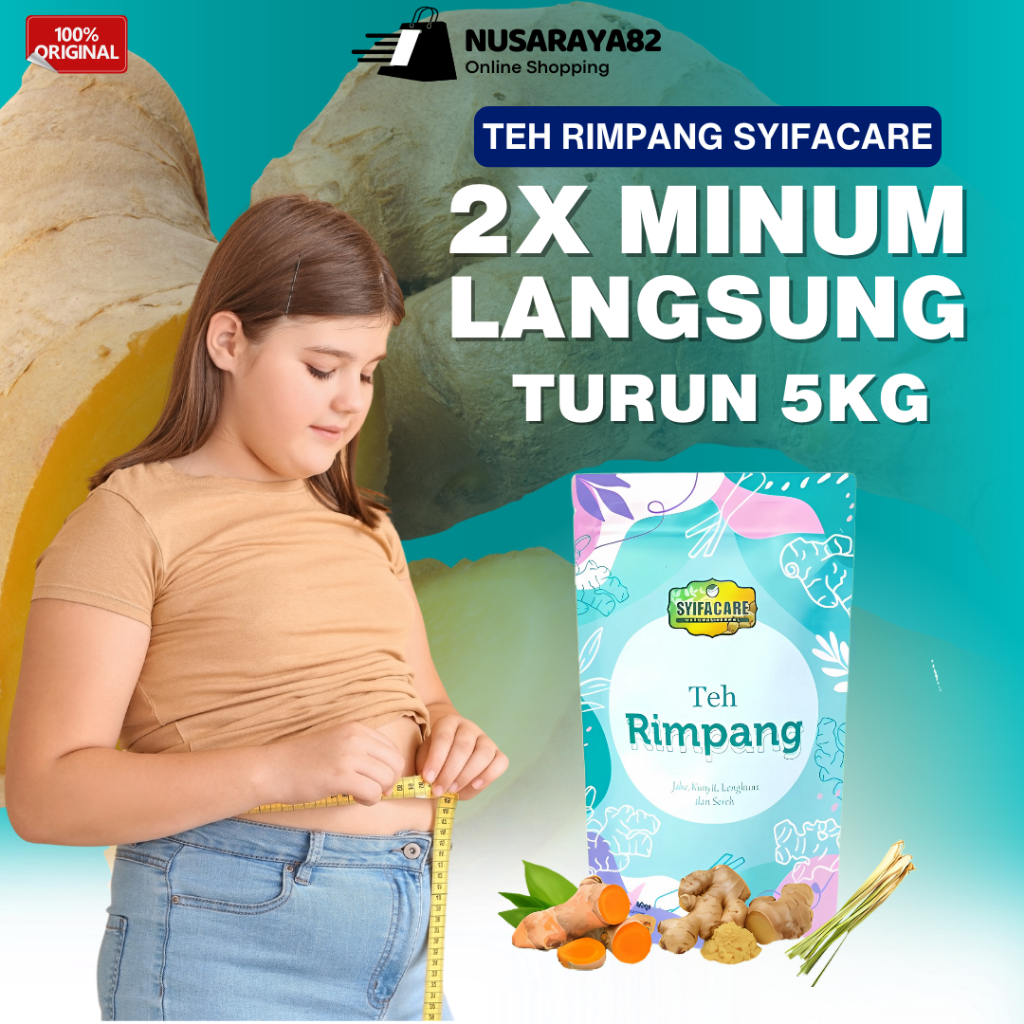 

Teh Rimpang Slimming Tea Herbal Original Minuman Diet Pelangsing Badan Alami Bpom Termurah