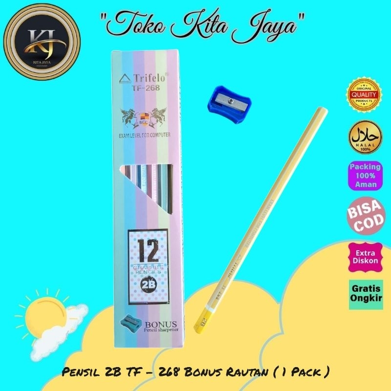 

Pensil 2b TF - 268 ( 1 Pack )
