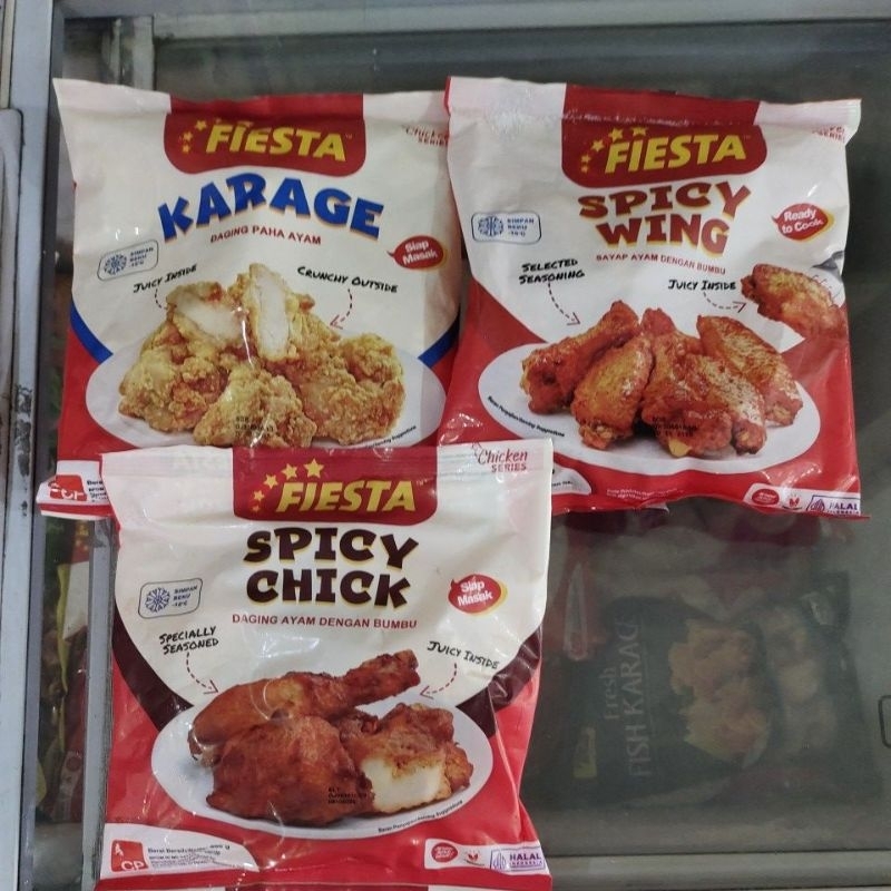 

Fiesta spicy wing/spicy chick/karage 400gram