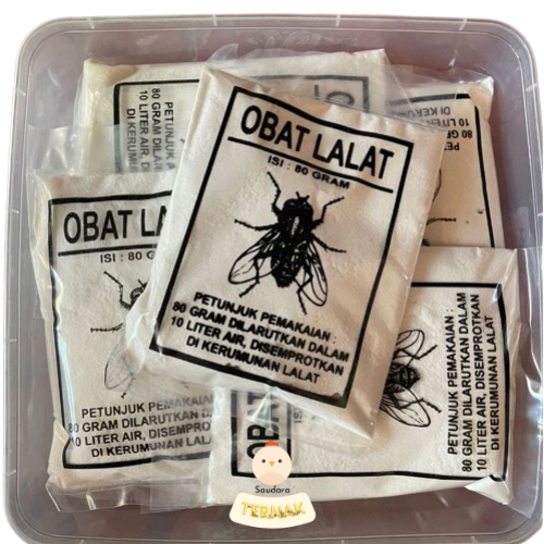 Obat Lalat Serbuk 80 gram Ampuh untuk Kandang Ayam Sapi