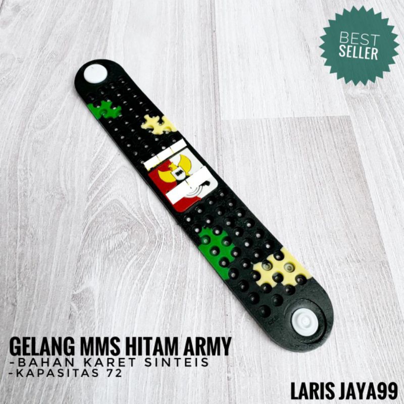Gelang Karet Hitam - Gelang karet aksesoris - Aksesoris gelang