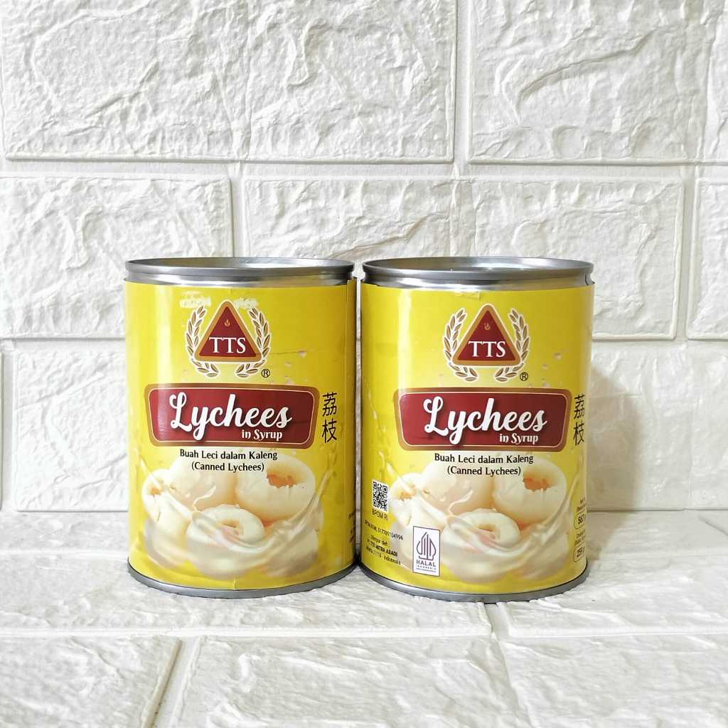 

TTS Lychee In Syrup Buah Leci dalam Kaleng 567gr Free Bubble Wrap dan Dus Tebal