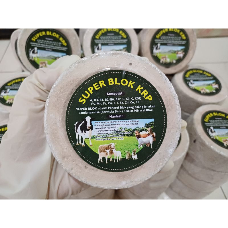 Mineral Blok 500 gram - Super Blok - Mineral Untuk Kambing - Mineral Untuk Sapi - Mineral.Untuk Domb