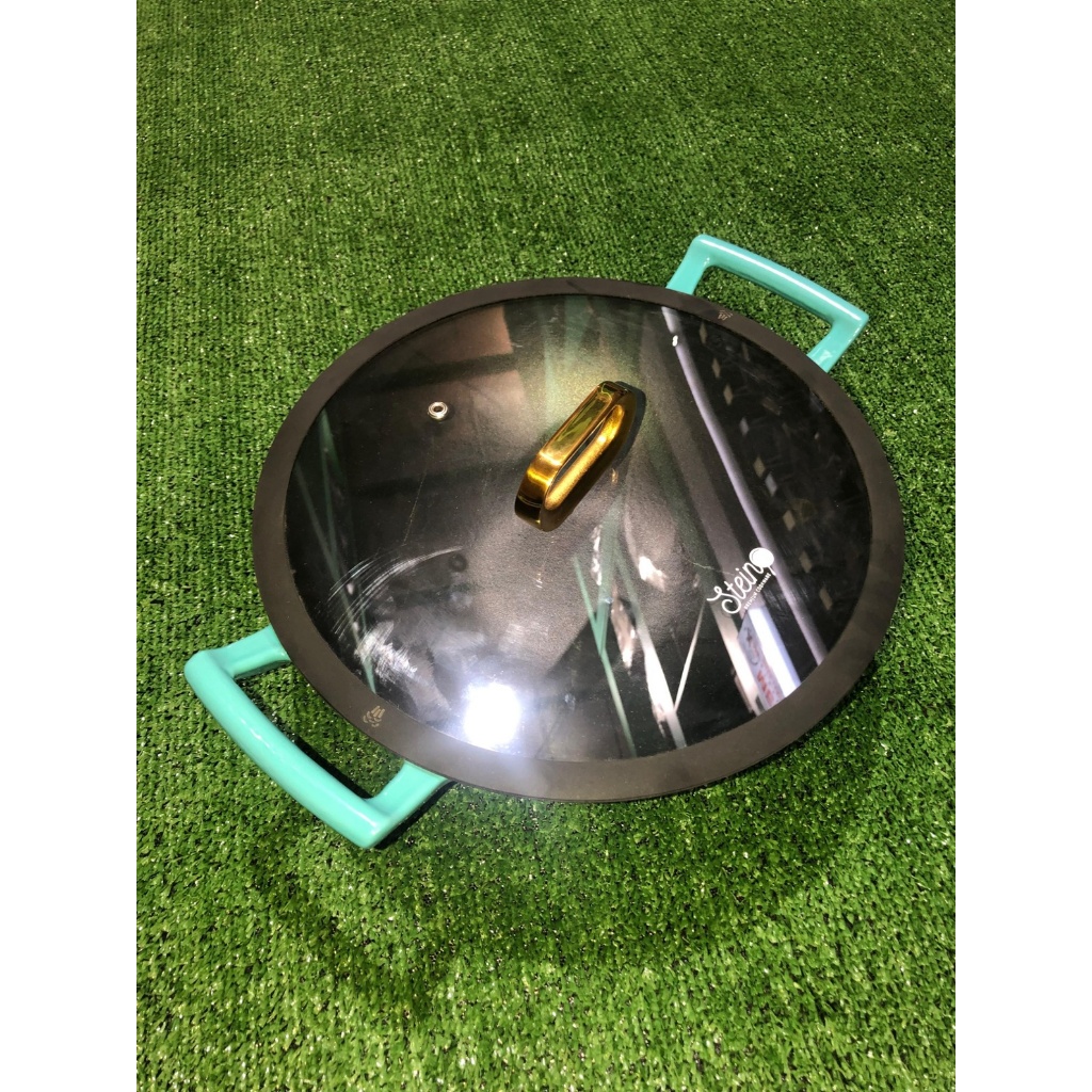 STEIN COOKWARE CAST IRON ENAMEL WOK