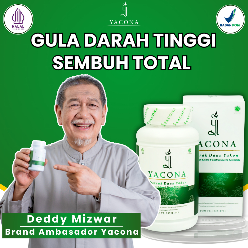 

Obat Gula Darah Tinggi Yacona Herbal Tuntaskan Diabetes Kebas Kesemutan Kencing Berlebihan