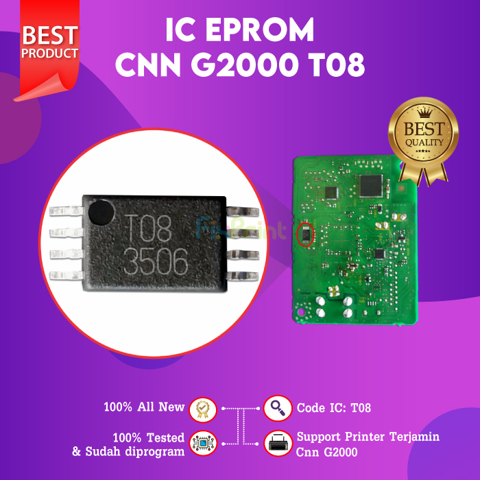 FixPrint IC Eprom G2000 T16, IC Eeprom Reset G2000 New Model