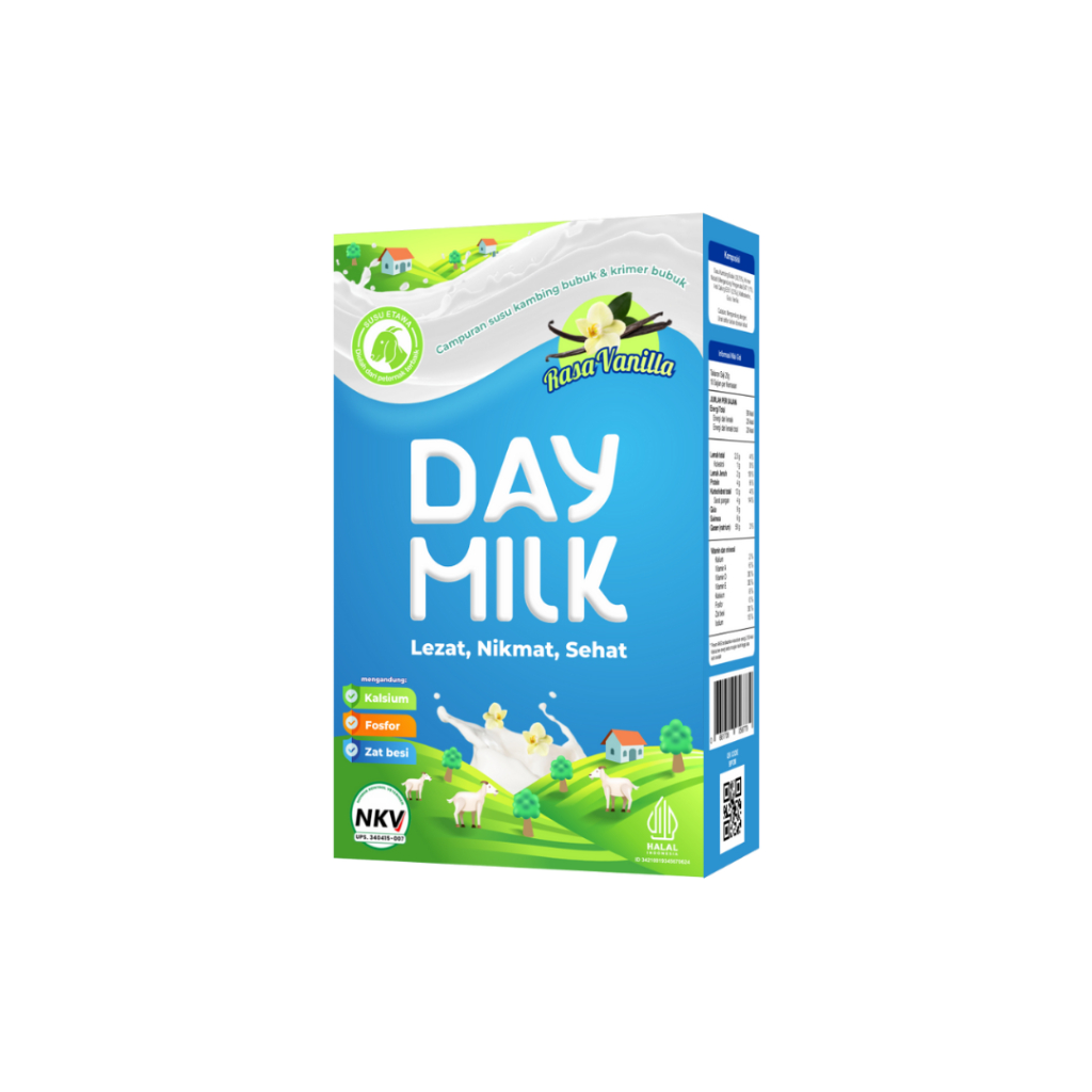 

DAYMILK Rasa Vanilla - Susu Kambing Etawa Bubuk, Penuhi Kebutuhan Nutrisi Setiap Hari