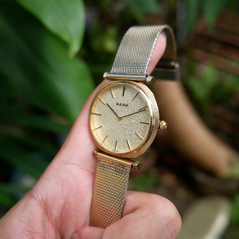 Rare Rado 563 9001 2 Gold Plated Automatic Watch