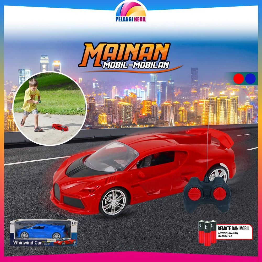 Mainan Mobil Mobilan Anak Remote Kontrol Sport Car RC / Mainan Edukasi Mobil Balap / Mobil Sport Rem