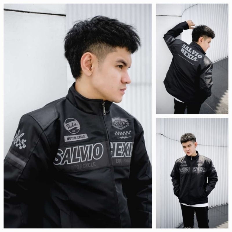 Zade Supply Nascar Jacket Racing Art Flag Full Black