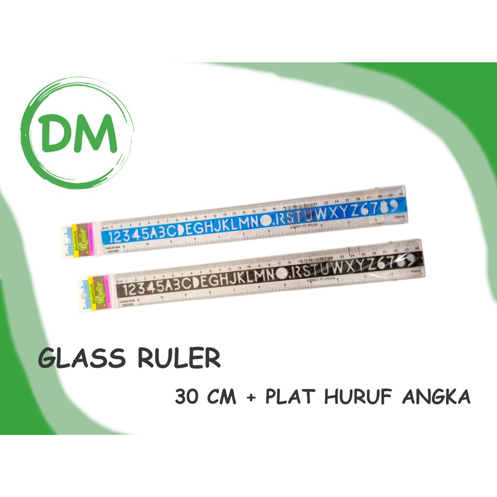 

1830 PENGGARIS PLAT HURUF ANGKA 30CM