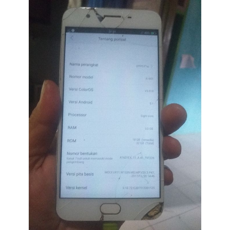 Mesin Oppo F1S   ram 3/32