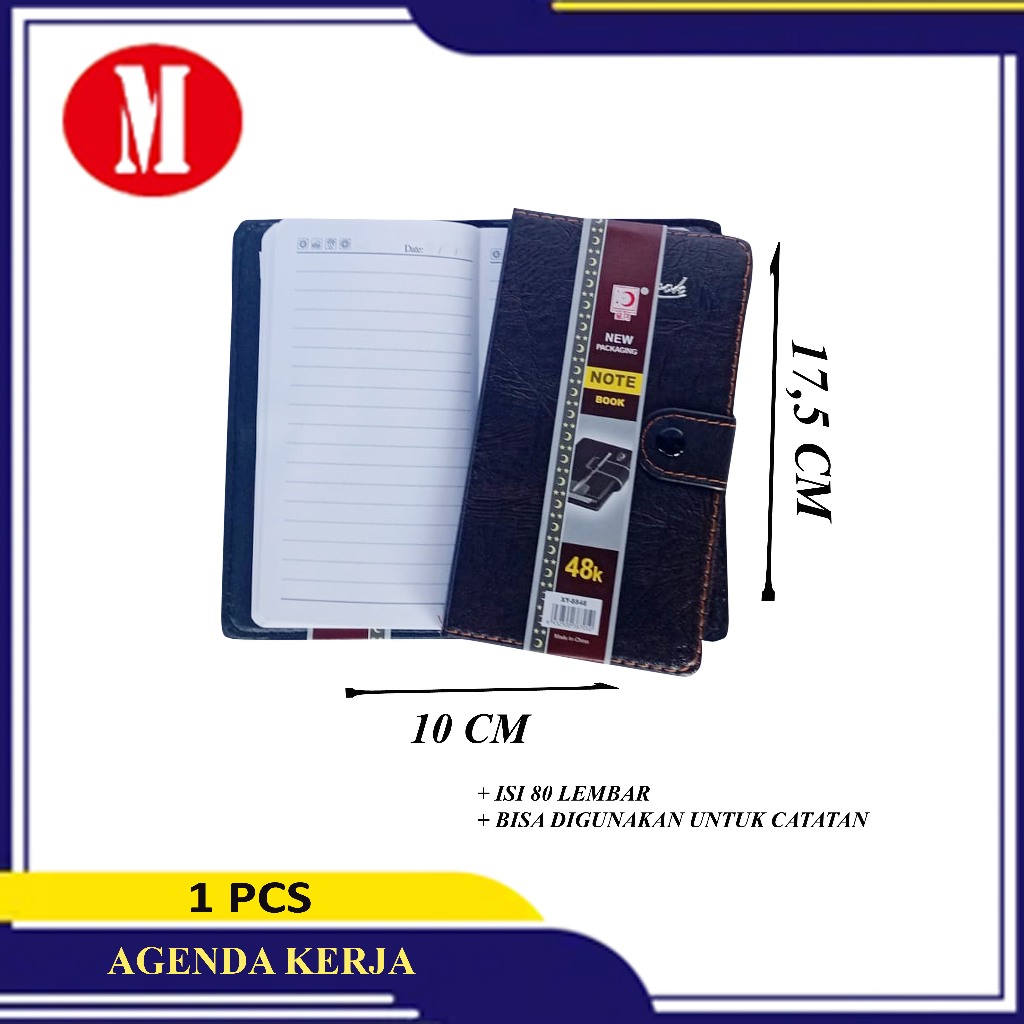 

Note Book Kulit Kancing 48K XY-8848 10X17.5CM