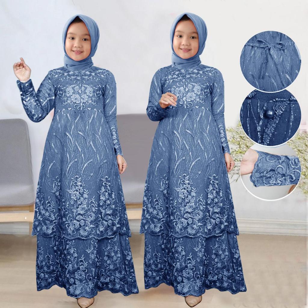Games Lebaran Terbaru2026 Gmis Ank Remaja Pakaian Tpa Terusan Bju Ngaji Umur 5 6 Thn Pakaian Muslim 