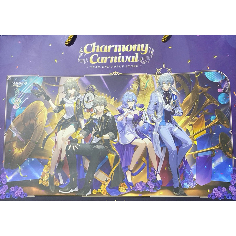 [CLEARANCE SALE] ORI Offi Merchandise HSR Honkai Star Rail Charmony Carnival Paperbag Stand Acrylic 